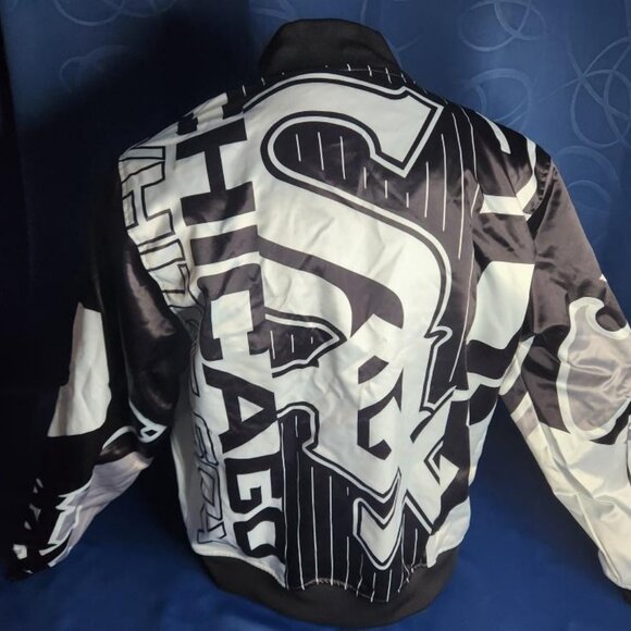 Chicago White Sox Jacket Men's MashUp Satin XL - Picture 2 of 5